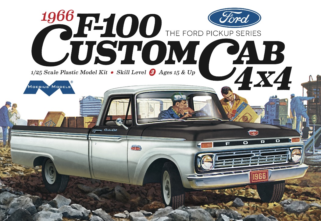'66 Ford F100 Custom Cab 4x4 1/25