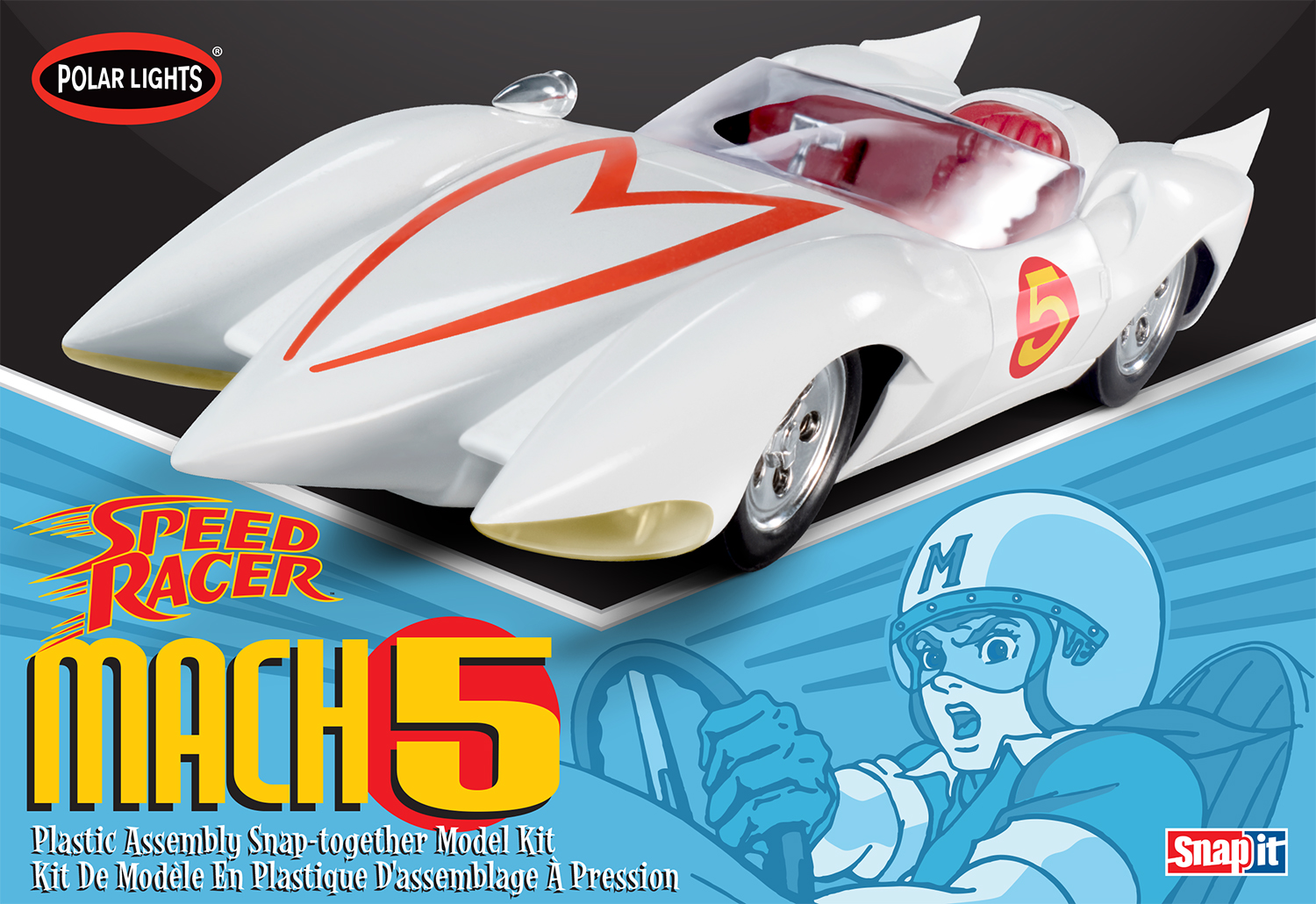 Speed Racer Mach V, snap kit 1/25