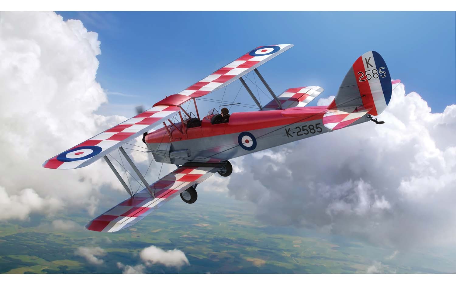 H-King Cambridge Flying Groups de Havilland DH82a Tiger Moth