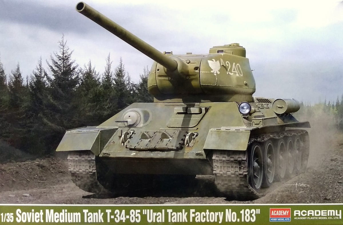 Soviet Medium Tank T-34-85 'Ural Tank Factory No.183' 1/35