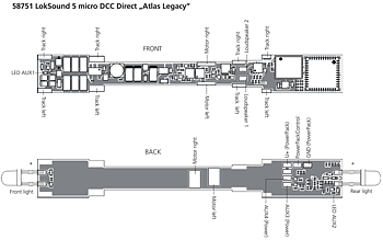 LokSound 5 micro, DCC Direct Atlas Legacy