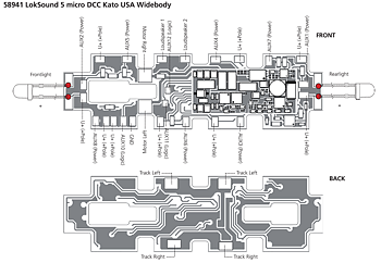 LokSound 5 micro DCC Direct Kato USA Widebody