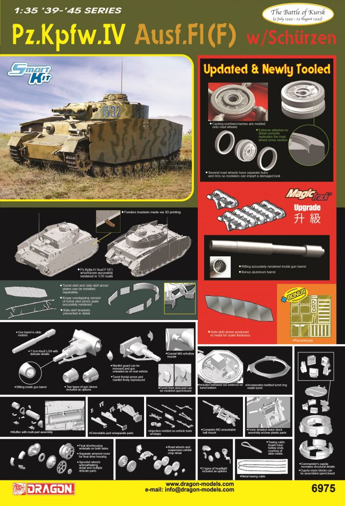 Pz.Kpfw. IV Ausf. F1(F) med Schürzen, Slaget vid Kursk 1/35