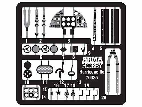 Hurricane Mk IIb/c, Expert Set 1/72 - 4