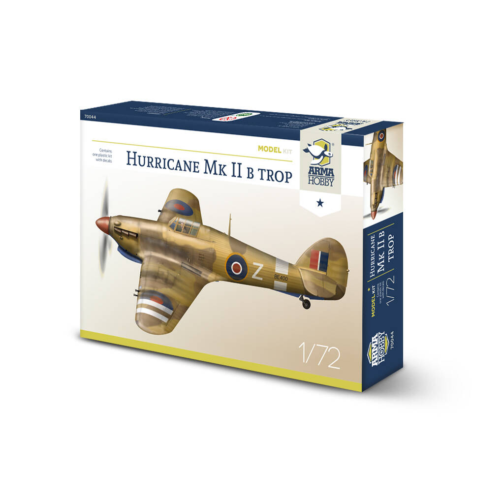 Hurricane Mk IIb Trop, Model Kit 1/72