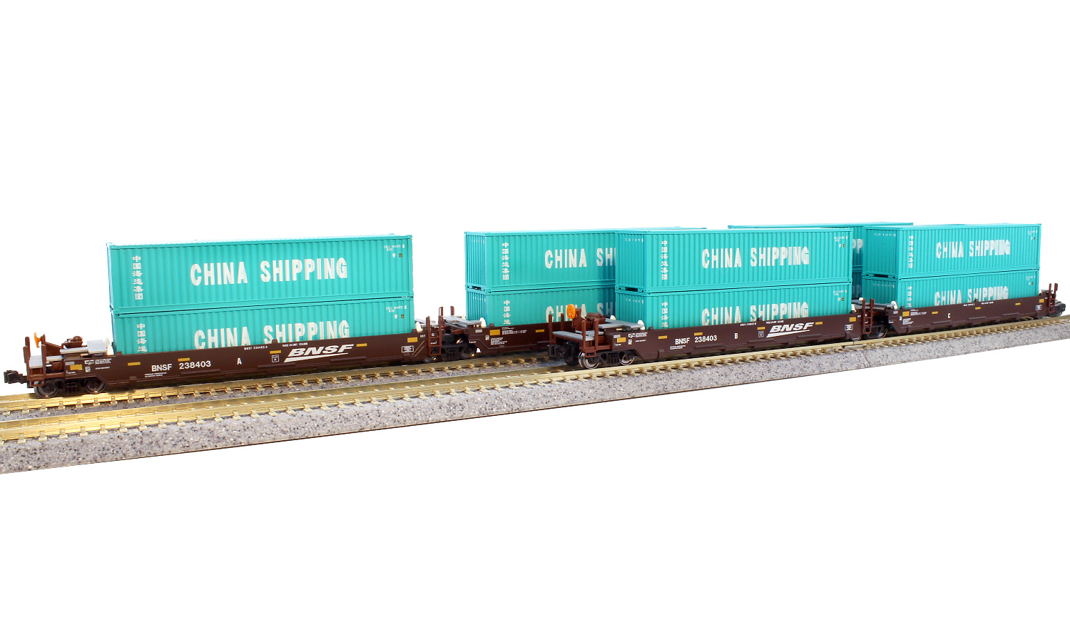 MAXI-I BNSF "Swoosh" 5-Unit Set #238403