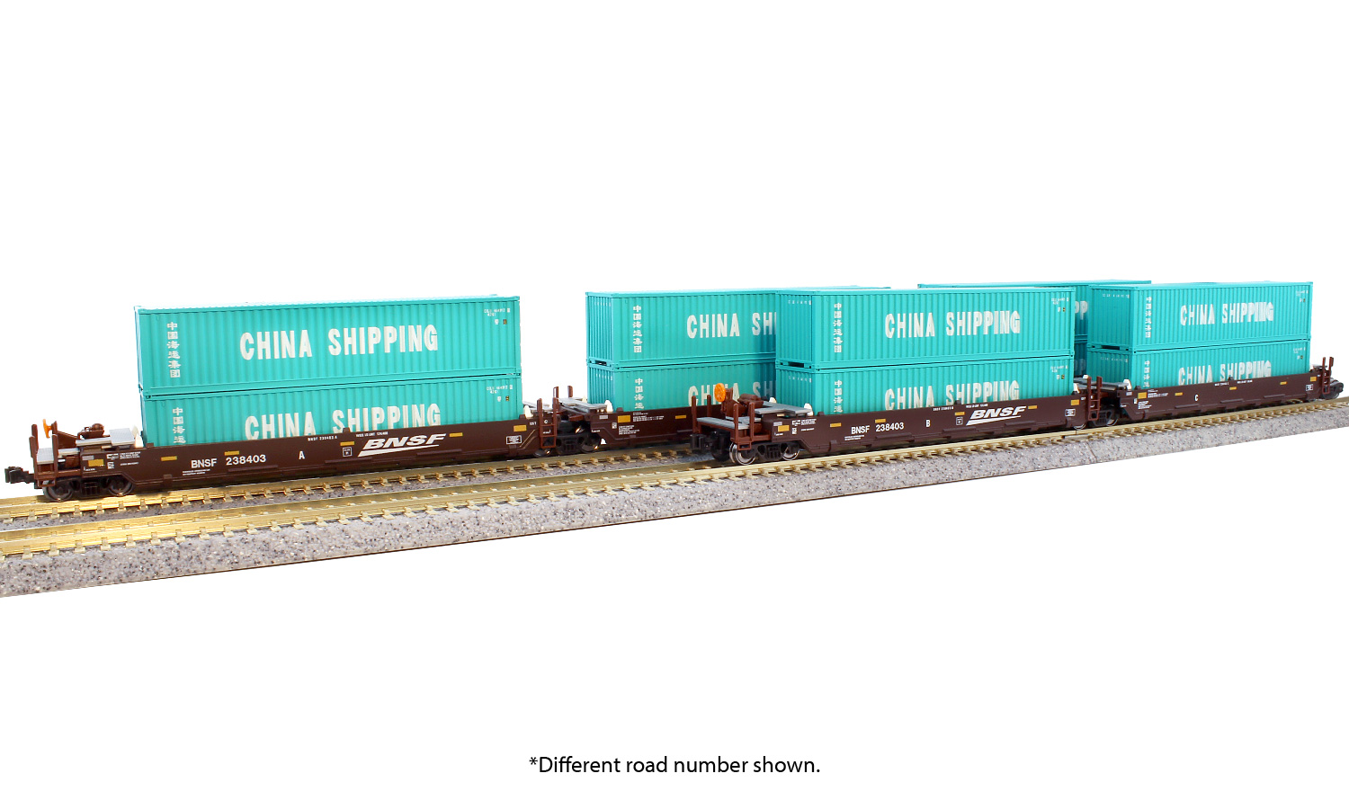 MAXI-I BNSF "Swoosh" 5-Unit Set #239156