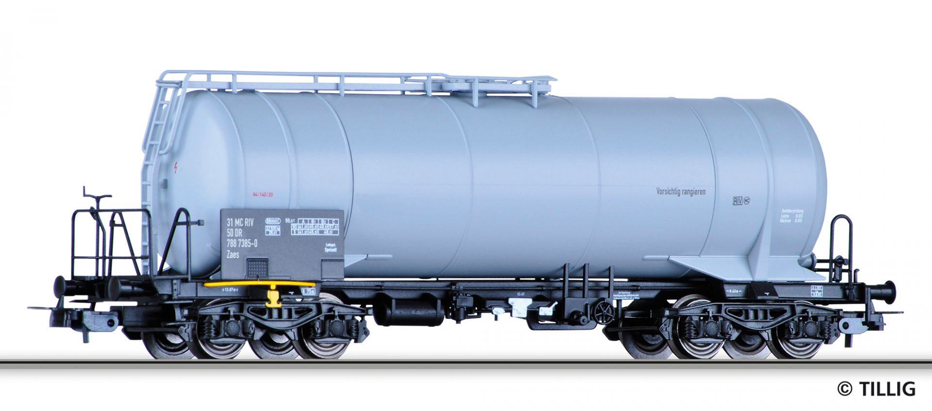 Kesselwagen Zaes 7887 der DR, Ep. IV