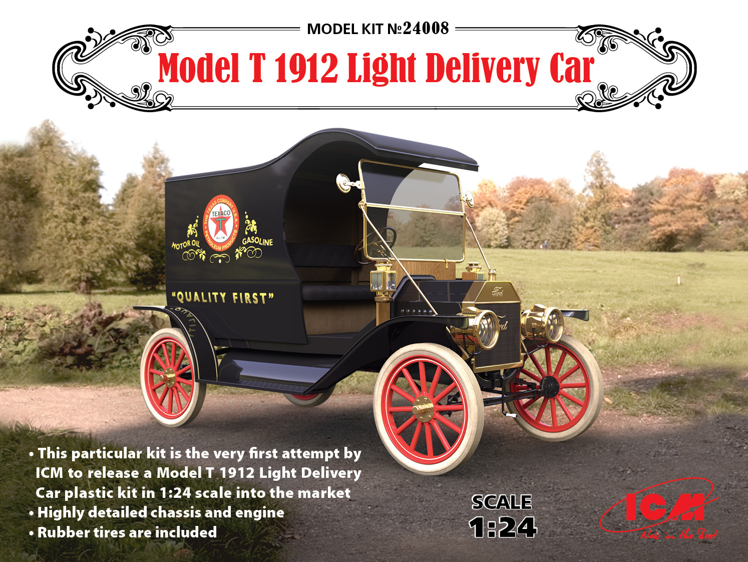 Ford Model T 1912 lätt leveransbil 1/24