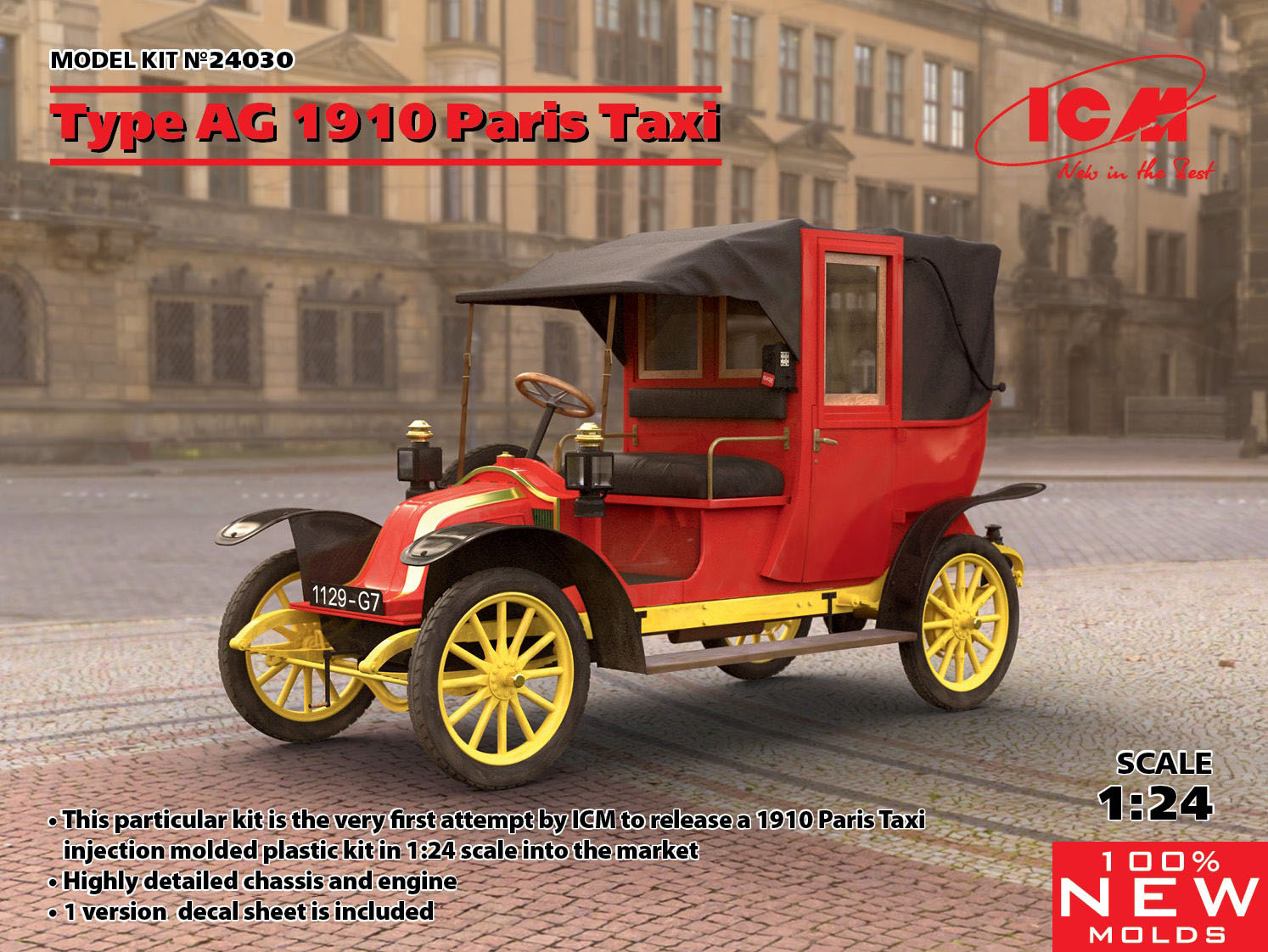 Type AG 1910 Paris Taxi 1/24