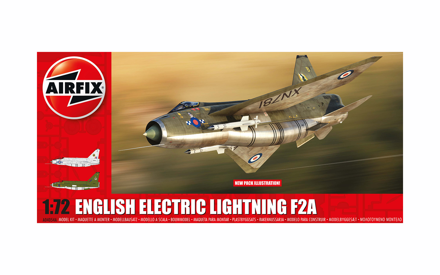 English Electric Lightning F.2A, brittiskt jetflygplan 1/72