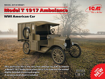 Model T 1917 – Amerikansk WWI Ambulans 1/35