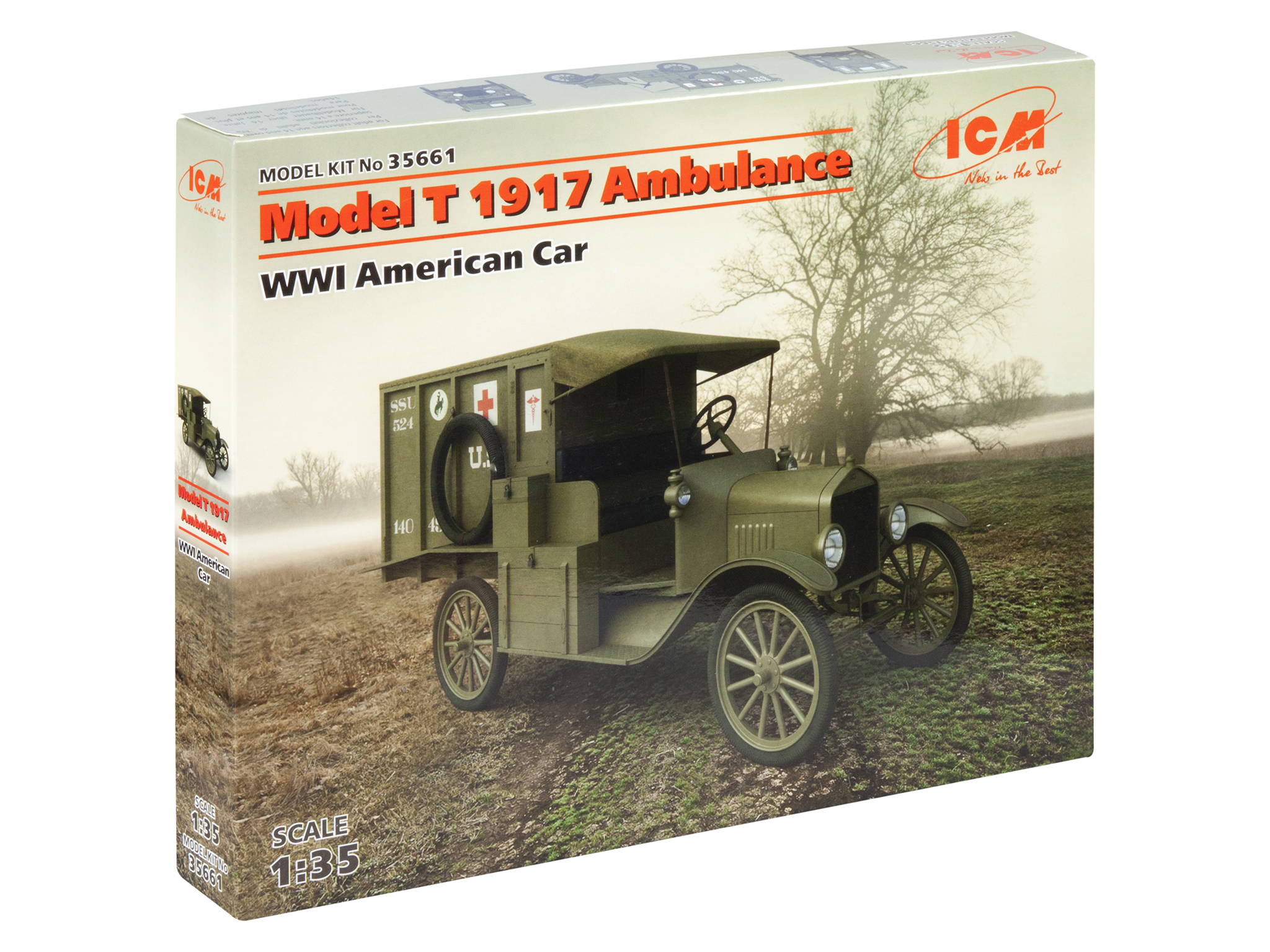 Model T 1917 Ambulance, WWI American Car 1/35 - 3