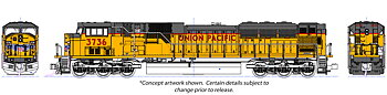 Diesellok SD90/43MAC UP #3750
