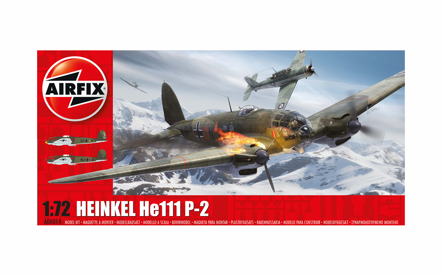 Heinkel He 111P-2, bombflygplan WWII 1/72