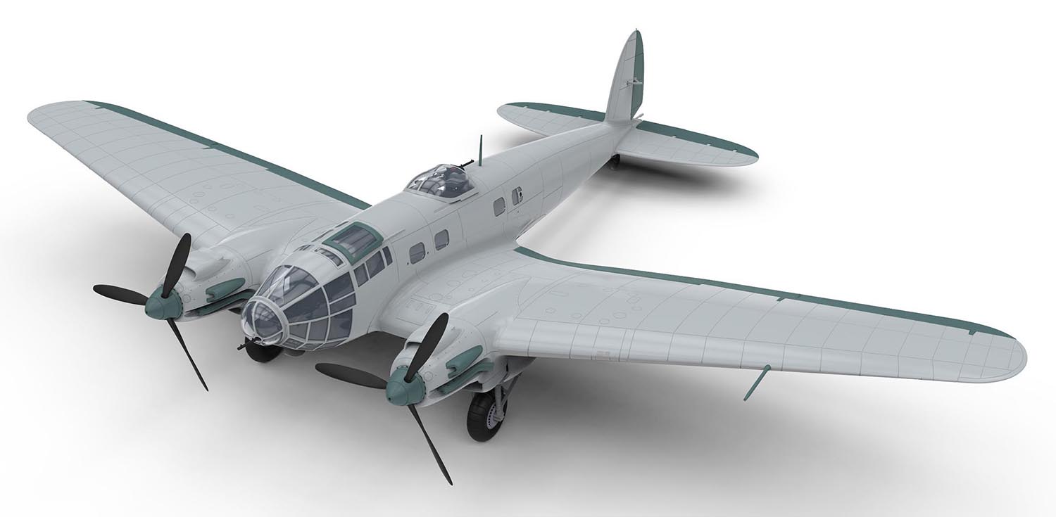 Heinkel He 111P-2, bombflygplan WWII 1/72 - 2
