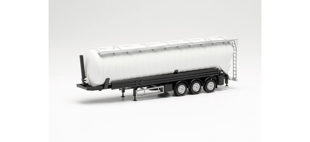 Feldbinder ADR silotrailer, vit