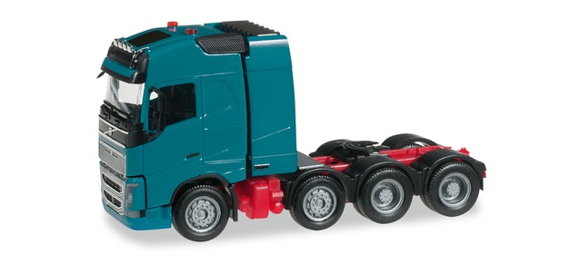 Volvo FH 16 Gl. Tungdragare, havsblå