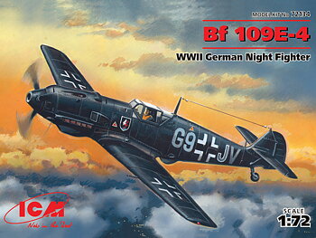 Messerschmitt Bf 109E-4, WWII German Night Fighter 1/72