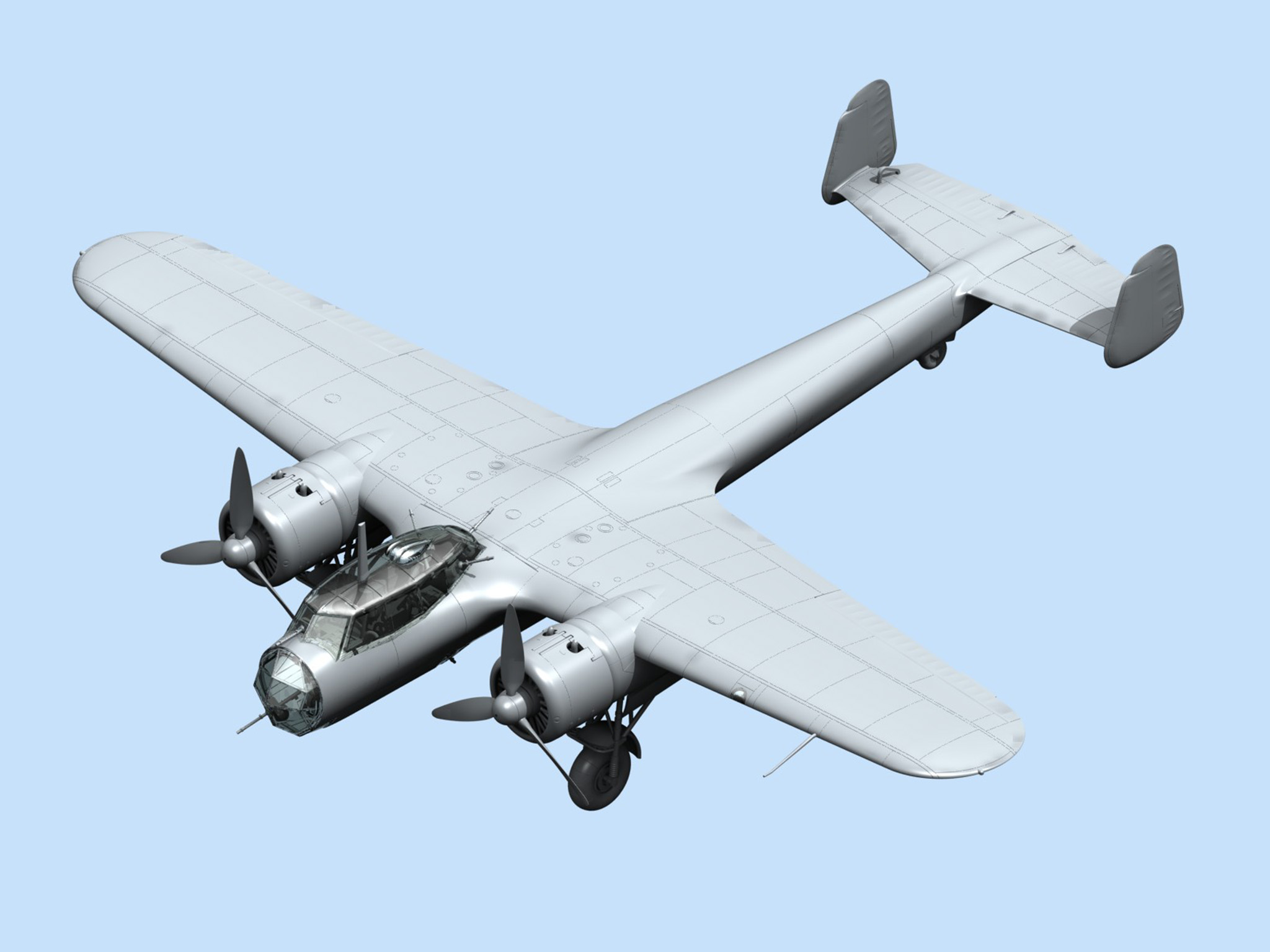 Do 17Z-2, WWII German Bomber 1/72 - 2