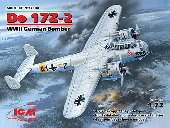 Do 17Z-2, WWII German Bomber 1/72
