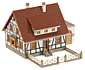 Fachwerkhaus mit Garage