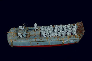 LCVP w. US Infantry 1/35