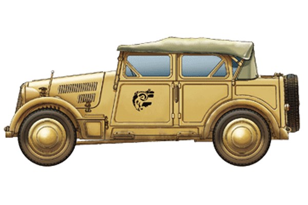 Italian/German 508cm 'Coloniale Staff car' 1/35 - 4