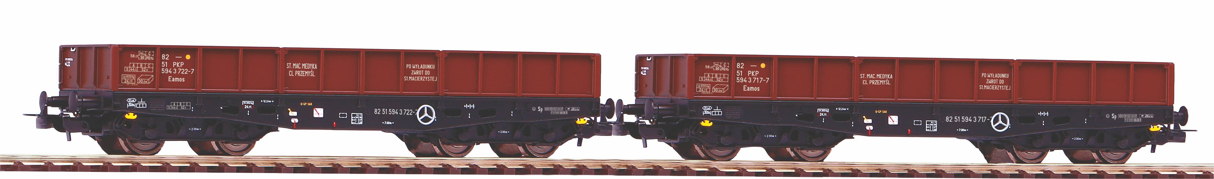 Vagnset: 2x godsvagn 401Zb PKP Ep. IV