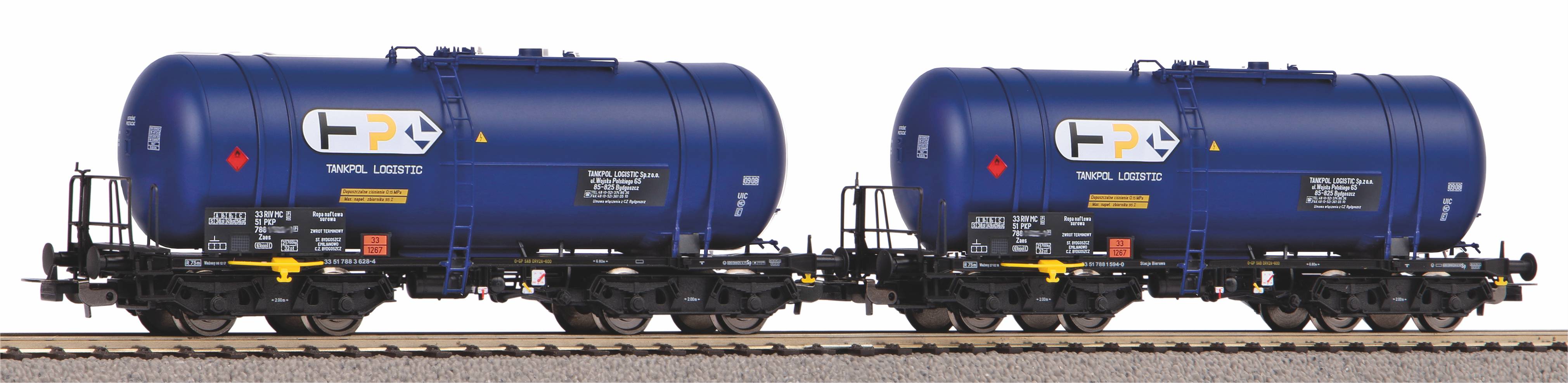 Vagnset: 2x tankvagn (406Ra) P