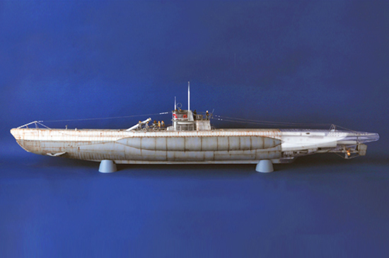 DKM U-Boat Type VIIC U-552 FULL INTERIOR DETAIL AND CREW (L. - 4