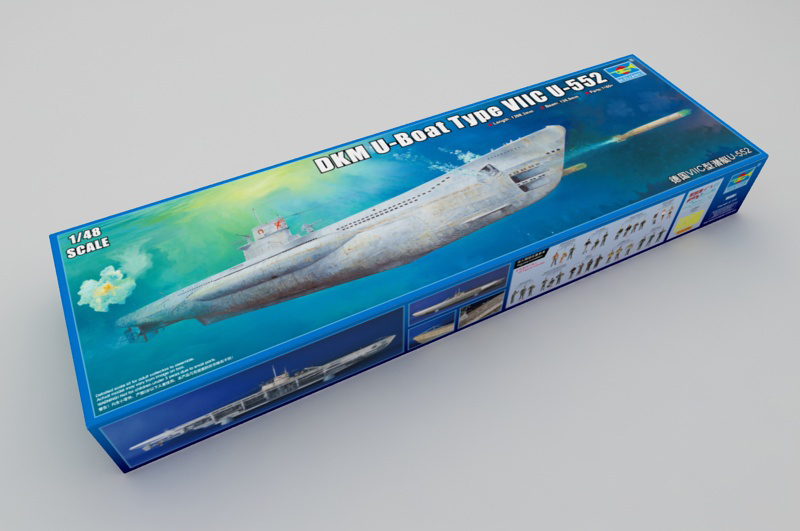 DKM U-Boat Type VIIC U-552 FULL INTERIOR DETAIL AND CREW (L. - 2