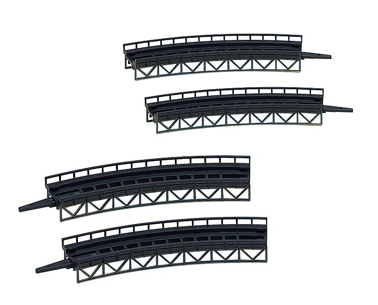 4 Auffahrten (gebogen, 195 +