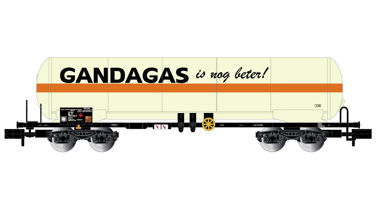 Tankvagn 4a 'GANDAGAS', SNCB