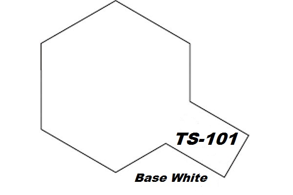 TS-101 Base White, Tamiya spray (Plast)