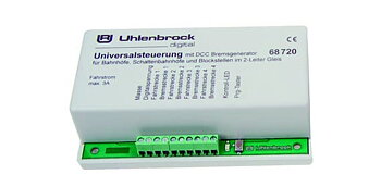 Universalstyrmodul, 2-räls