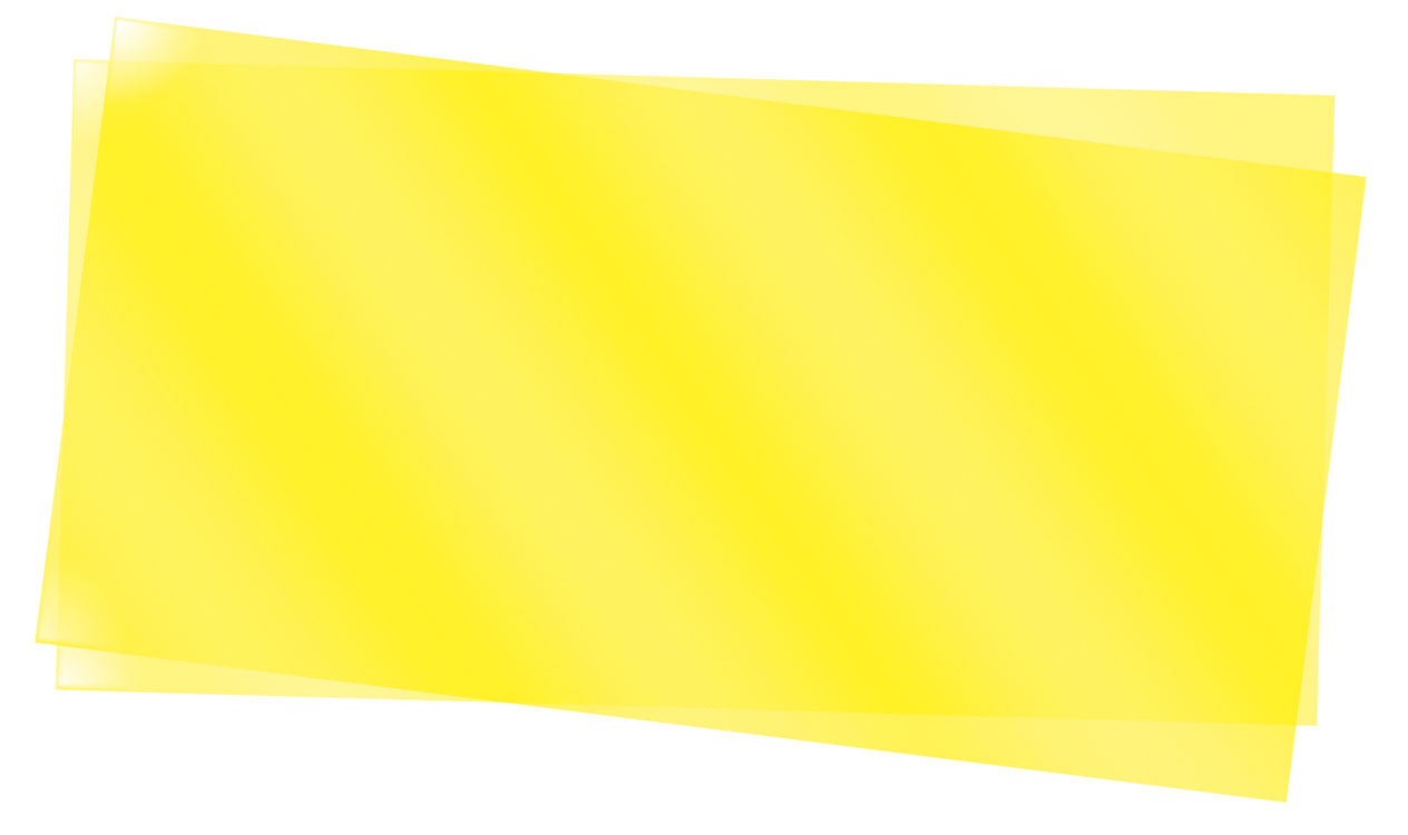 Slät skiva, gul klar, 0.25mm - 15x30cm (2)