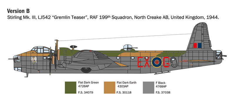 Short Stirling MK. III 1/72 - 4