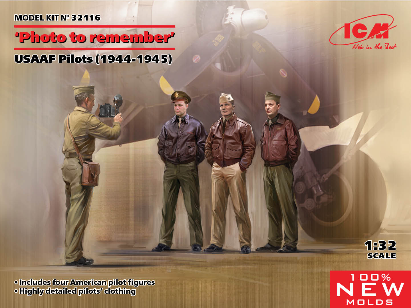 Photo to remember USAF piloter 1944-45 1/32