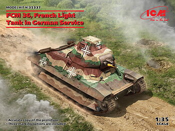 FCM 36 – Fransk lätt stridsvagn i tysk tjänst 1/35