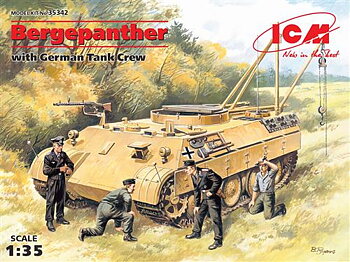 Bergepanther – Tysk WWII Tank m. besättning 1/35
