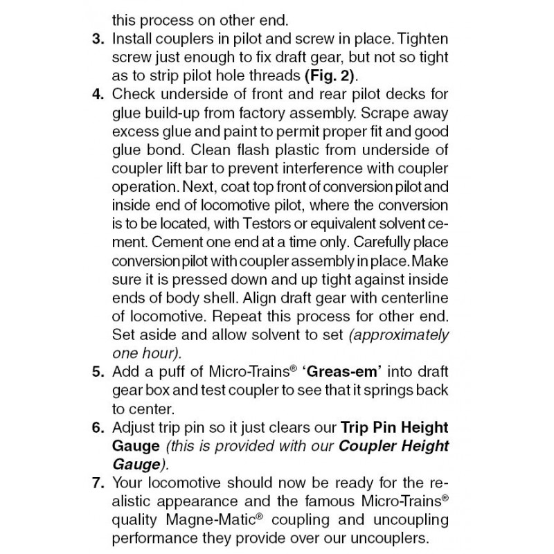 Pilot Conversion Kit 1168 - 2