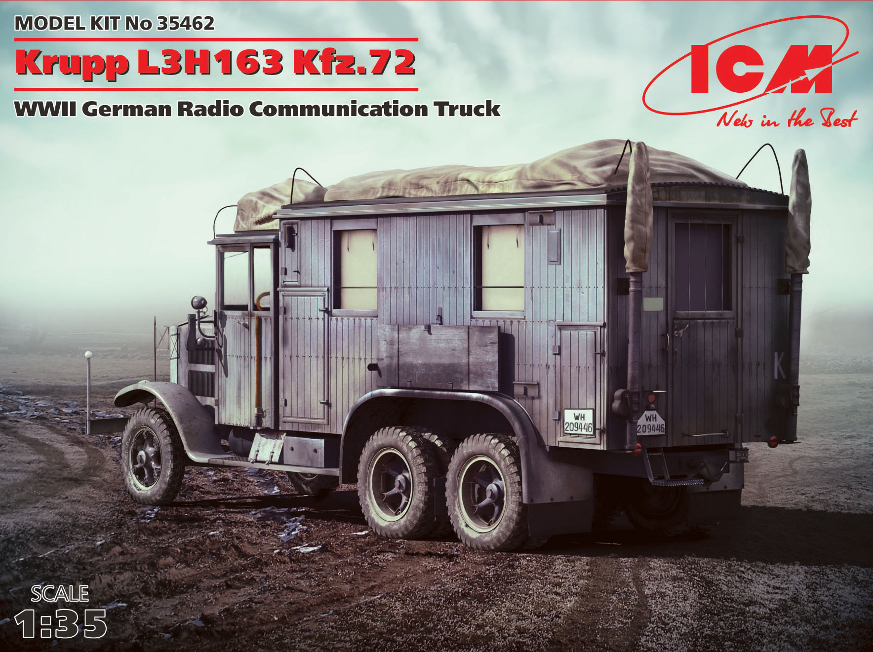 Krupp L3H163 Kfz.72 – Tysk WWII Radiolastbil 1/35