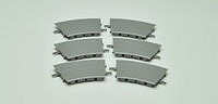 Bus track Curve R103-30° (6x), Tomytec