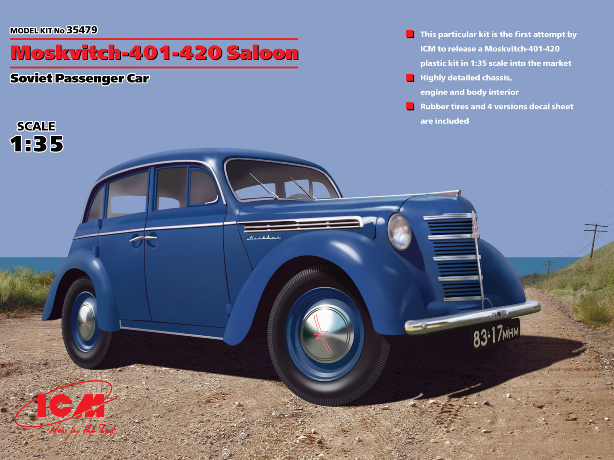 Moskvitch 401/420 Saloon 1/35