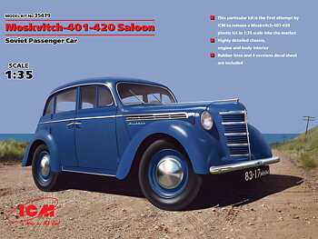 Moskvitch-401-420 – Sovjetisk Personbil 1/35
