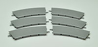 Bus track Curve R177-30° (6x), Tomytec