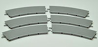 Bus track Curve R214-30° (6x), Tomytec