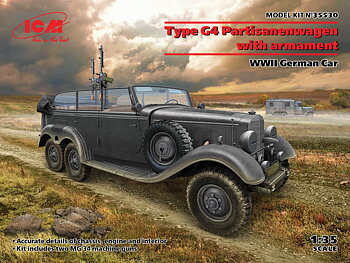 G4 med Beväpning – Tysk WWII Bil 1/35