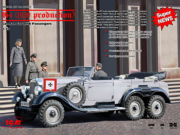 G4 1939 – Tysk Bil med 4 Passagerare 1/35